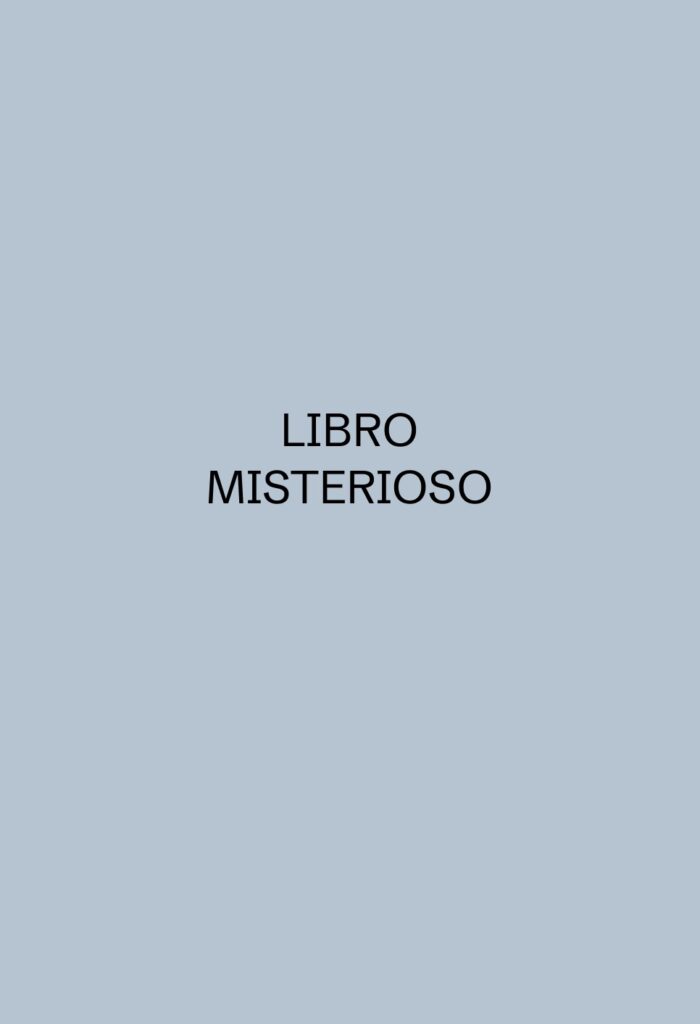 Libro misterioso